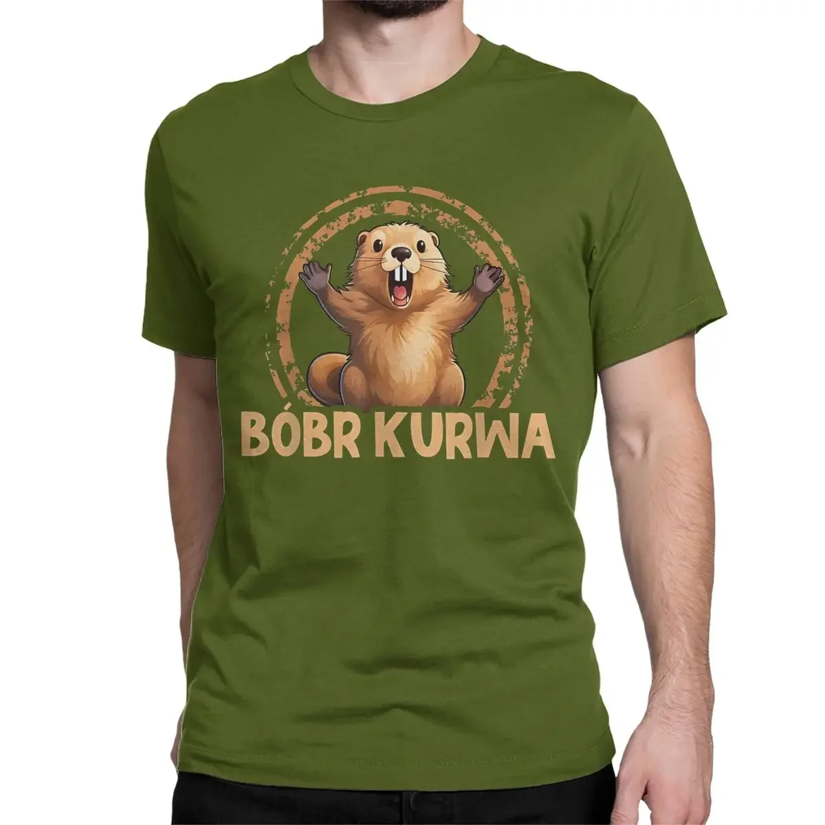 2024 New Arrival  Bobr Kurwa Beaver T-Shirt for Men Women Bober Novelty 100% Cotton Tee Crewneck ShortSleeve Top Unique Clothing