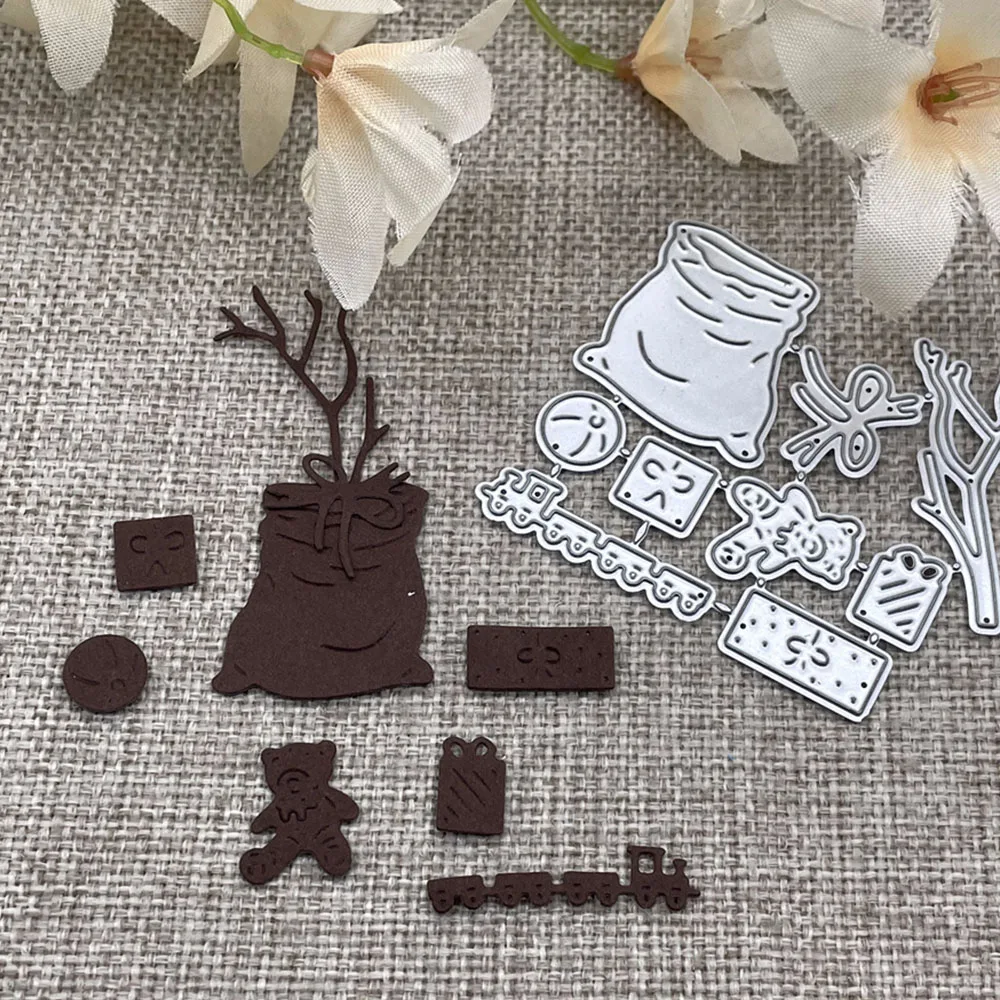 

Подарочная сумка, металлические штампы для DIY, скрапбукинга, декоративное тиснение, ручная работа, высечка, шаблон, форма