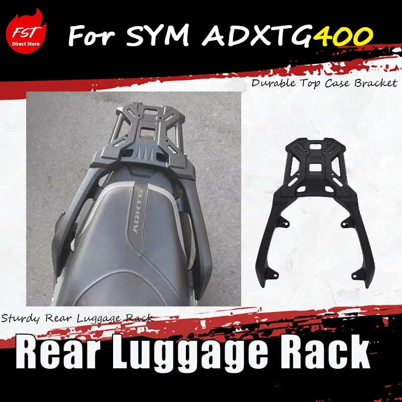 

For SYM ADXTG400 Specialized Rear Accessory Tail Box Frame Thickened Integrated Rear Box Bracket Sturdy Rear Luggage Rack
