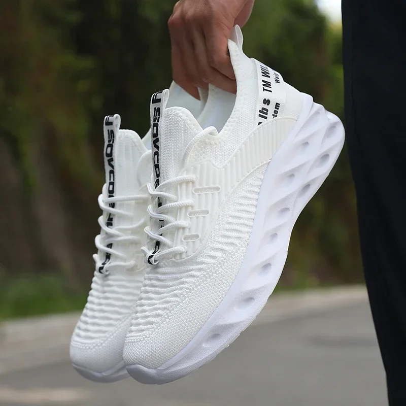 Neue leichte Herren-Laufschuhe, bequeme atmungsaktive Mesh-Sneaker, modische Herren-Freizeitschuhe, atmungsaktive Mesh-Schuhe – Detail 1
