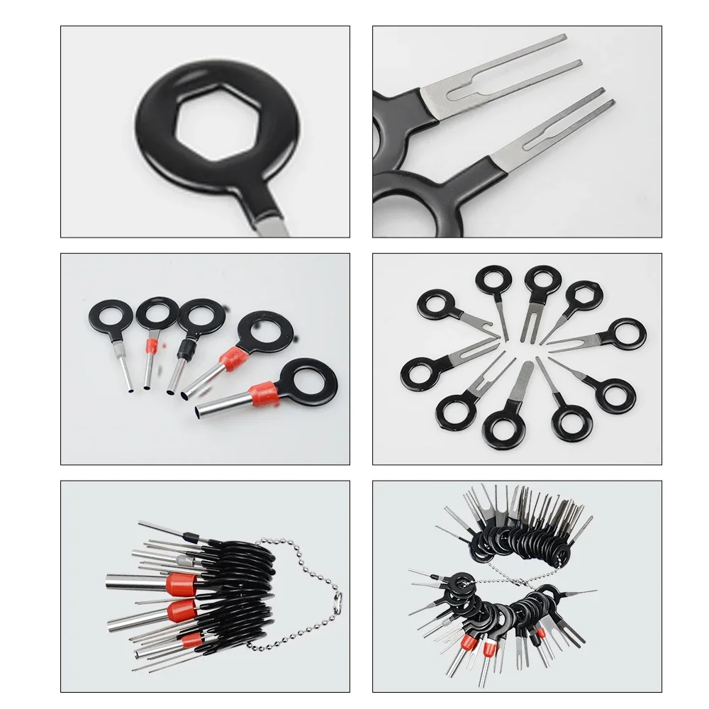 Car Terminal Removal Wire Plug Wire Crimp Connector Extractor Automotive Kit Keys Pins Repair Extraction Mechanical Tools