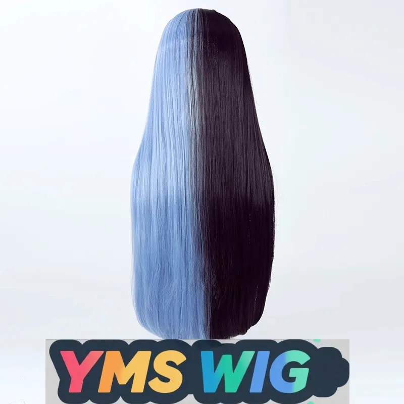 [YMS PRUIK] Wereld Project Kleur Podium Langharige Versie Van Aoyagi Dongmi Cos Pruik Sex Transfer Vrouwelijke Dubbele kleur Matching