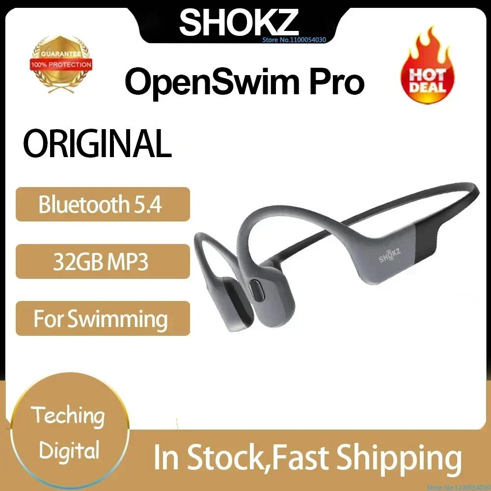 Shokz-openswim pro s710骨伝導mp3音楽プレーヤー、IP68防水、スポーツ