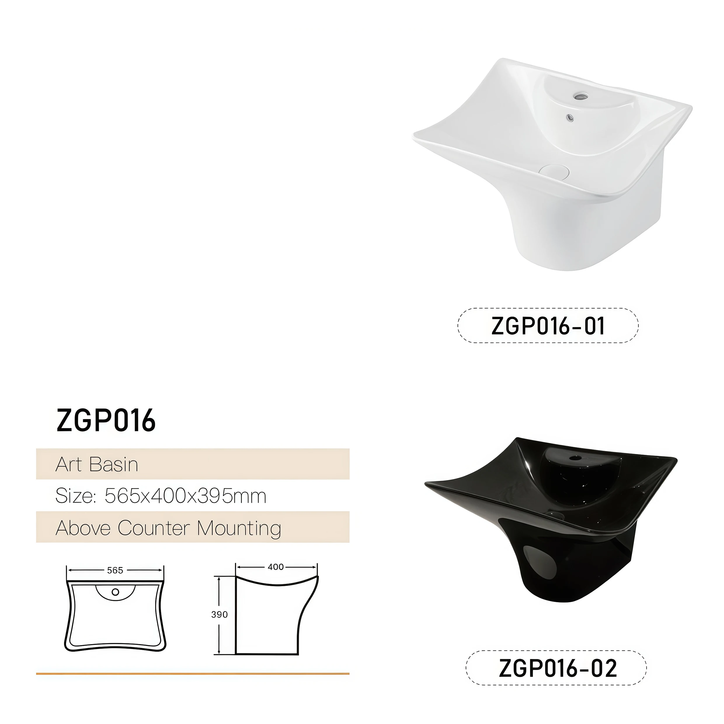 Popular products, integrated wall-mounted small black glaze ceramic wash basin,mini-mounted water basin, suitable apartment use