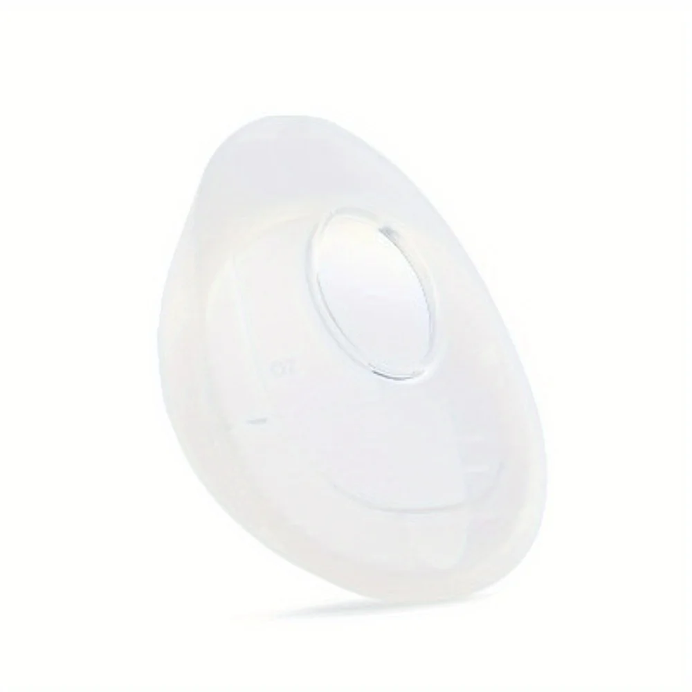 Силиконовая чашка для сбора грудного молока с пробкой для хранения — 2 шт., не содержит BPA, незаметный дизайн с низким профилем подходит для бесшовного под одежду