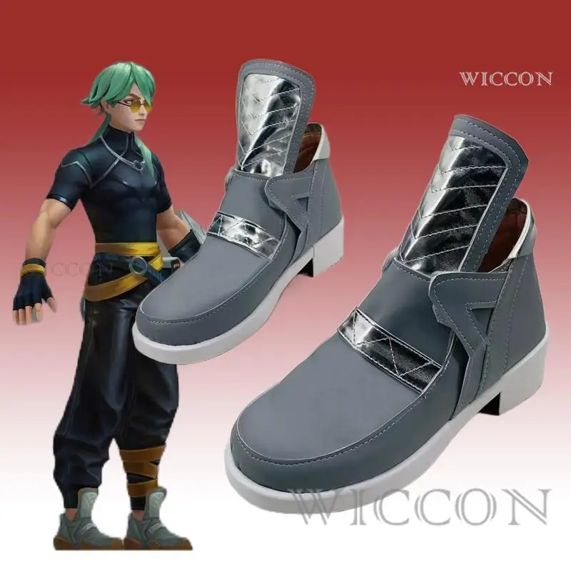 

LOL The Prodigal Explorer Ezreal Cosplay Shoes Game League of Legends Cosplay Costume Prop Shoes for Halloween