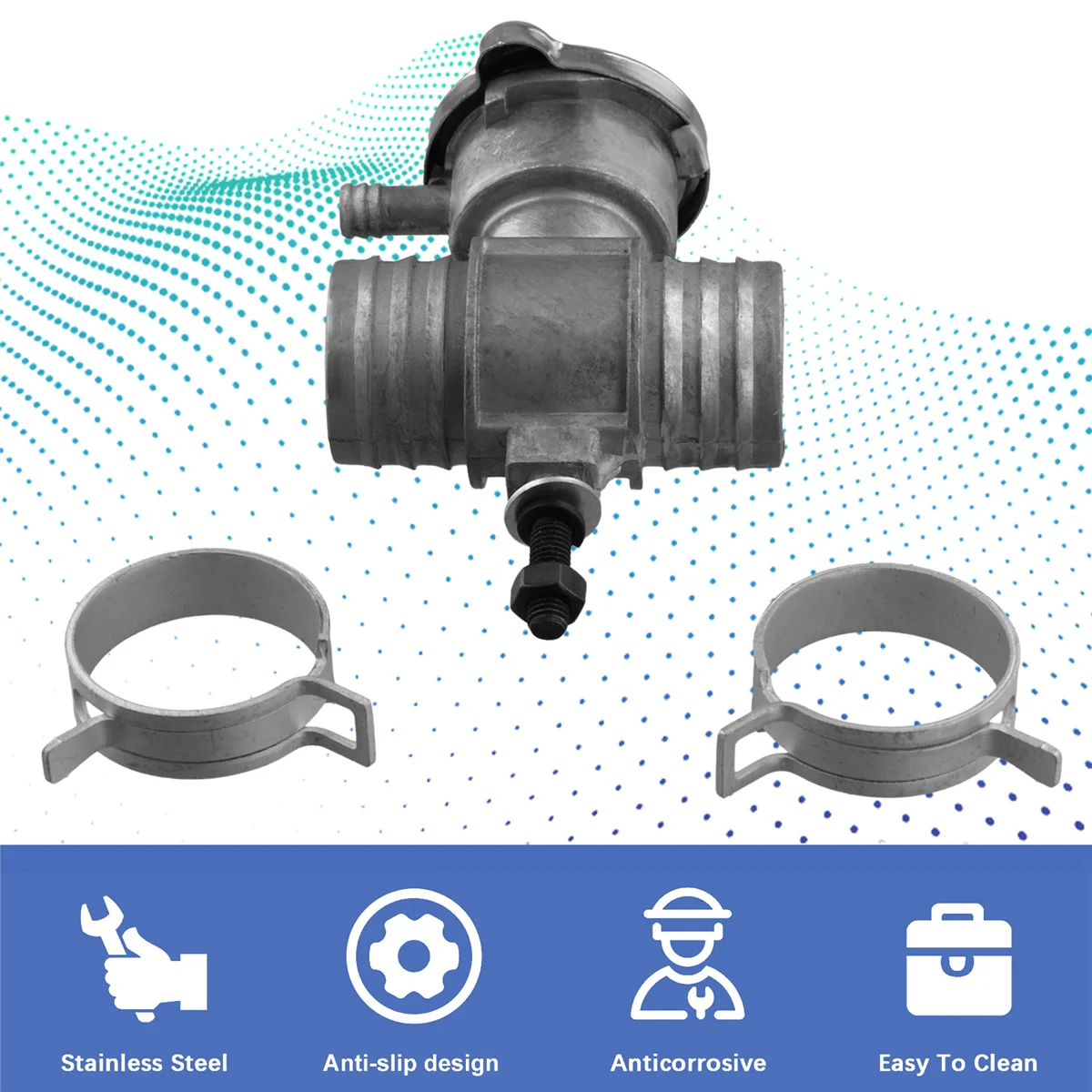 5058482 AD для Jeep Patriot Compass Dodge Caliber, верхнее соединение шланга охлаждающей жидкости радиатора, обновление трехходового клапана