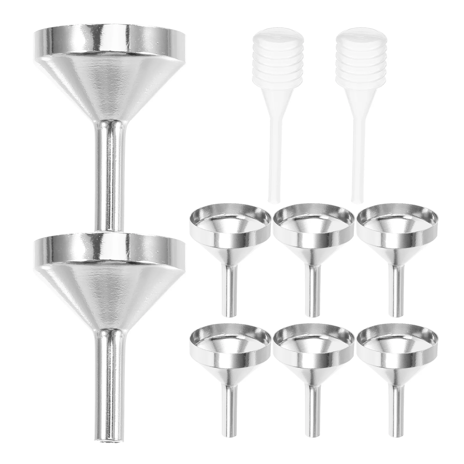 Toner Dispensing Tool Metal Funnel Fan Funnels Filling Perfume Mini for Small Bottles Travel Water