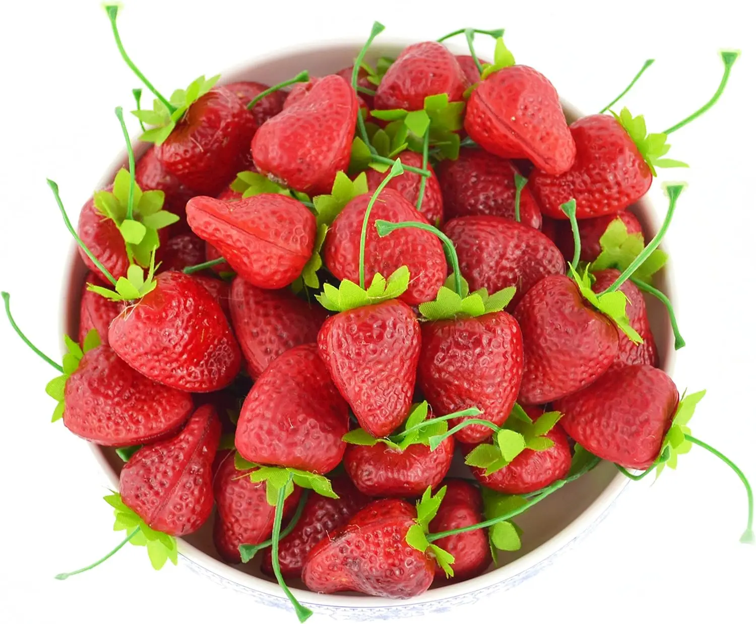 Fake Fruit Home Kitchen Party Decoration Simulation Artificial Lifelike Fake Strawberry 36 pcs Set