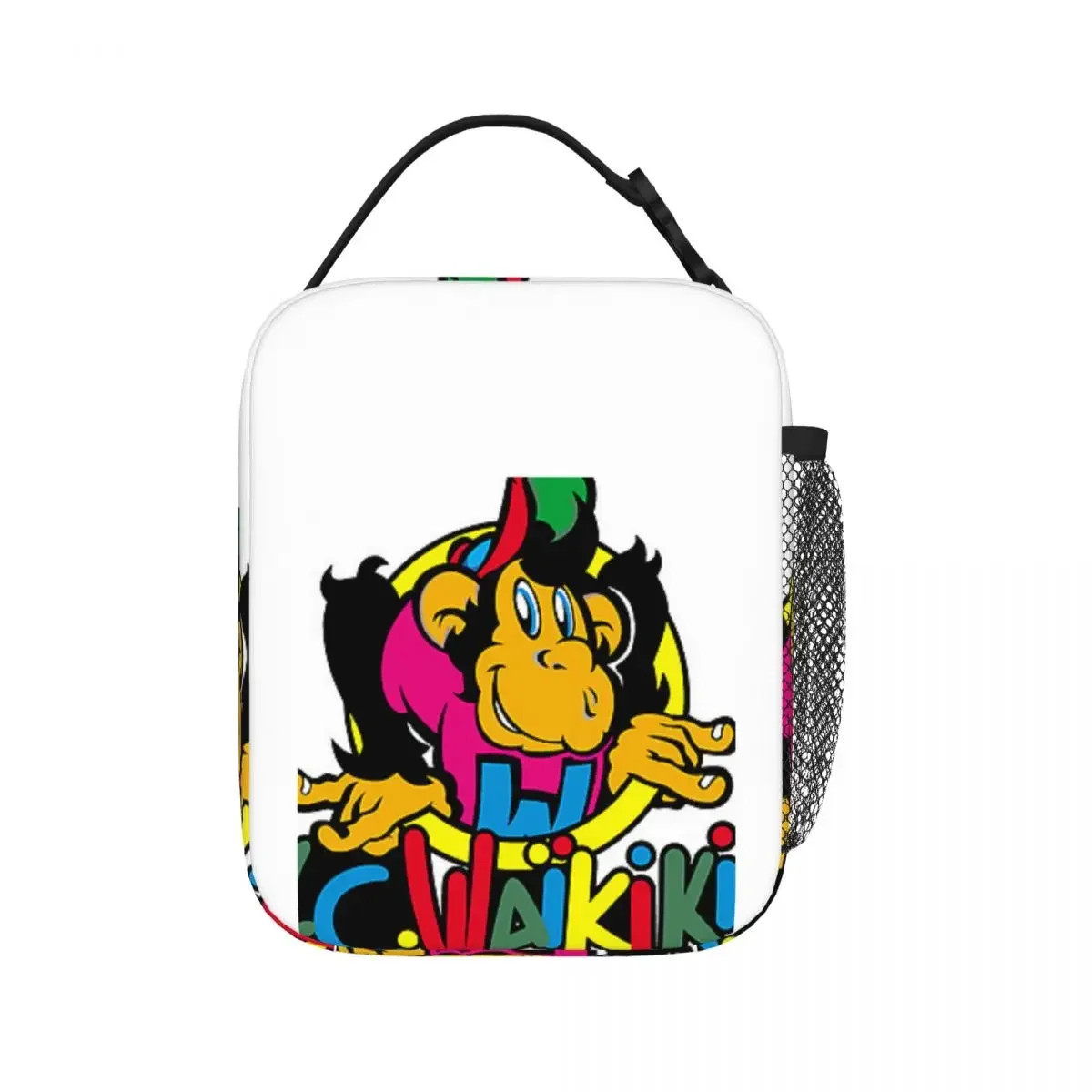 Monkey LE Lunch Bags, sacola Bento Box impermeável, sacos de piquenique reutilizáveis para mulheres, trabalho, escola infantil, Lc Wakiki Singe