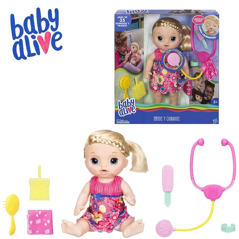 

Baby Alive Sweet Tears Baby Blonde Intelligent Vocal Doll Baby Interactive Doll with Sound and Light Children's Play House Toys