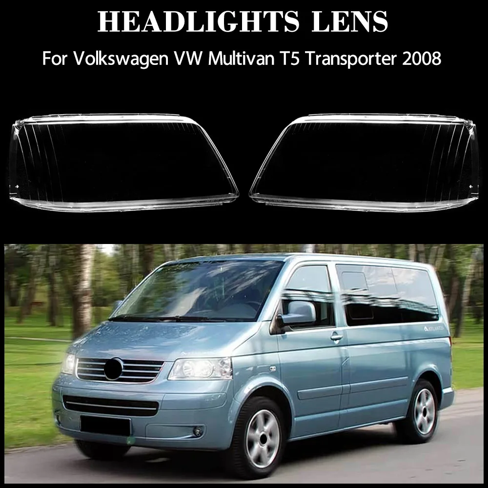 

For Volkswagen VW Multivan T5 Transporter 2003-2009 Car Head Light Lamp Caps Headlamp Shell Lampshade Lampcover Headlight Cover
