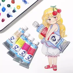 Van Gogh Watercolor Paint Tube 10ml 29 Colors Professional Watercolour For Painting Aquarel Aquarelle Art Supplies