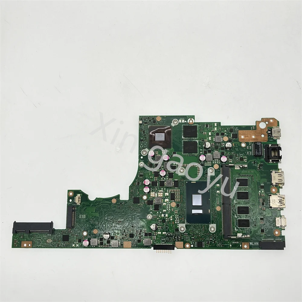 For ASUS X405UQ S4100U X405UA X405URP X405UR X405UB Laptop Motherboard DDR4 8GB RAM I5-7200U 100% Work