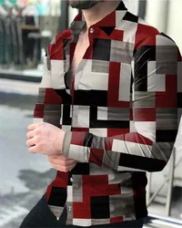 Men's Star Sky Printed Long Sleeve Shirt 2023 Fashion Design Luxury Long Sleeve Tops Men's Four Seasons Button Lapel Shirts