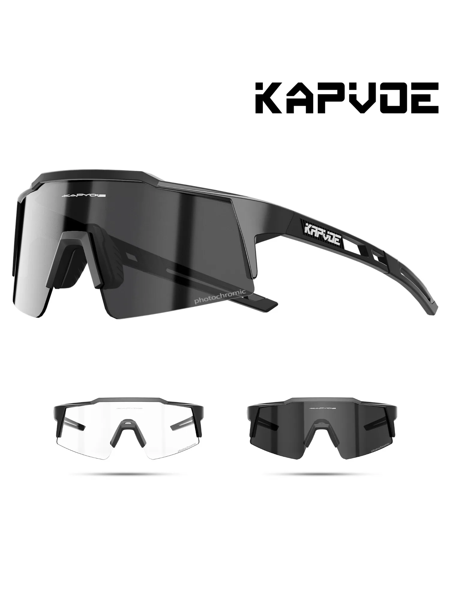AliExpress UK kapvoe Kapvoe Photochromic Cycling Sunglasses for Men Glasses Fashion Mountain Bicycle Road Speed Cool Goggles Eyewear Sports MTB Bike