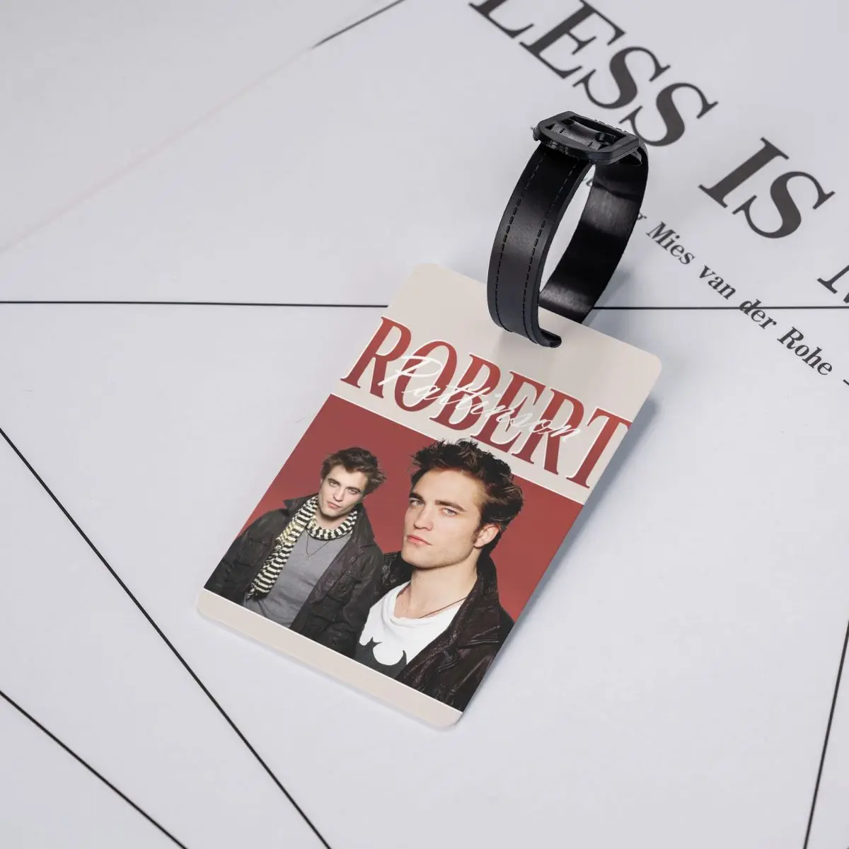 Klassieke Robert Pattinson Bagagelabel Vintage Rob Edward Cullen Koffer Bagage Privacy Cover Id Label