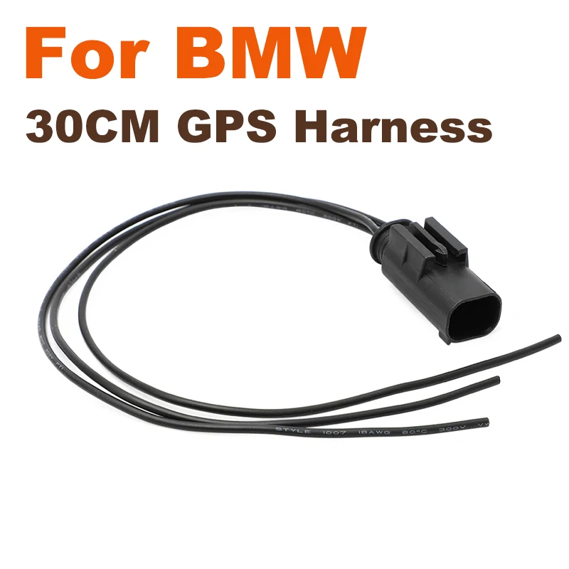 Dla BMW motocyklowe złącze do naprawy GPS 3-biegunowe 611656 8330 0413585 przewód zasilający uprząż GPS 30cm