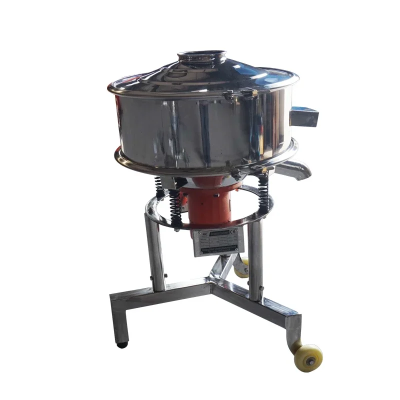 Dahan 304 SUS Corn Flour Strach Sieve Shaker Machine High Frequency Vibrating Sifter for Food