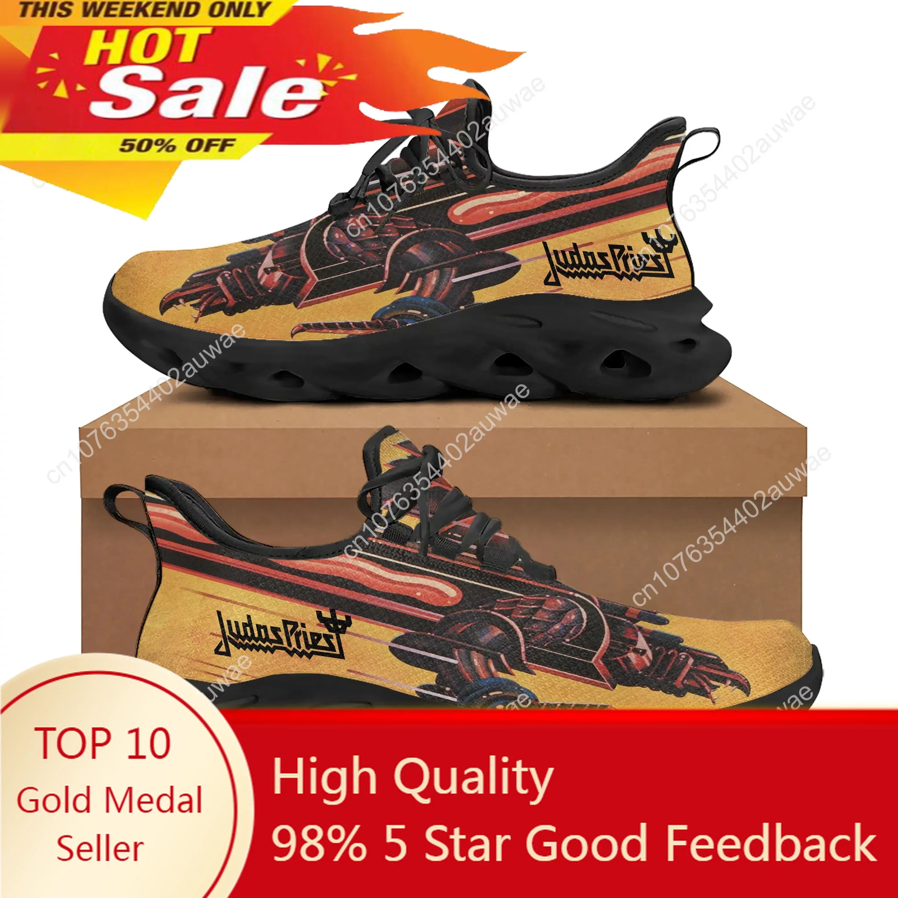 Zapatos deportivos Judas Priest Heavy Metal Rock Band para hombre, mujer, adolescente, niños, zapatillas de deporte personalizadas, zapatos de pareja de alta calidad