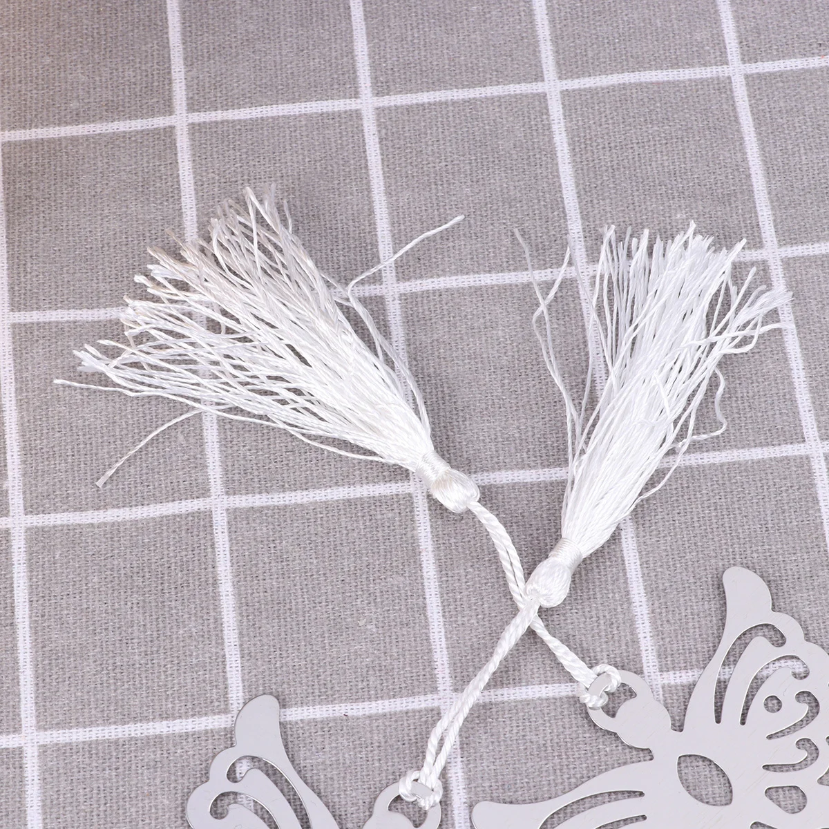 

6pcs Metal Angel Bookmarks Silver 7.1X6.6Cm Inspirational Gift For Book Lovers Bookmark Tassel Shape For Books Reading Student