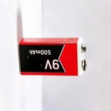 18650 Lithium Battery 9V 500mAh Long Lasting For Mini Fan Flashlight