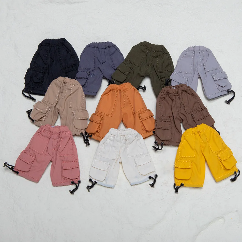 Ob11 Doll Cargo Shorts Clothes 1/12 Bjd Doll Large Pocket Shorts For P9 P10 Ob11, Obitsu 11, Molly, Gsc