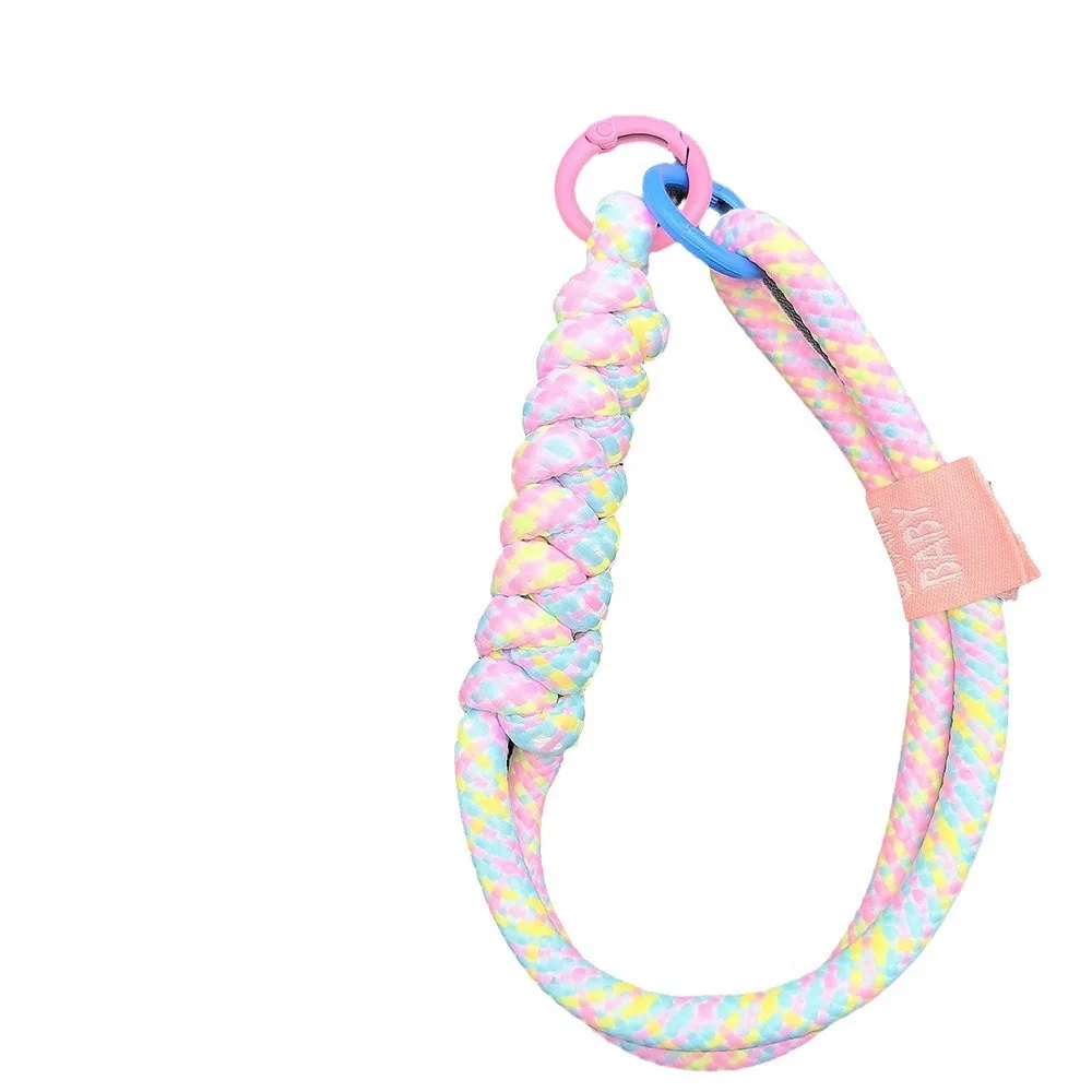Handgelenkschlaufe, Telefongurt, Kamera-Anti-Verlust-Gurt, Kletterschnalle für Herren und Damen, Wasserbecher, neues mehrfarbiges gewebtes kurzes Lanyard