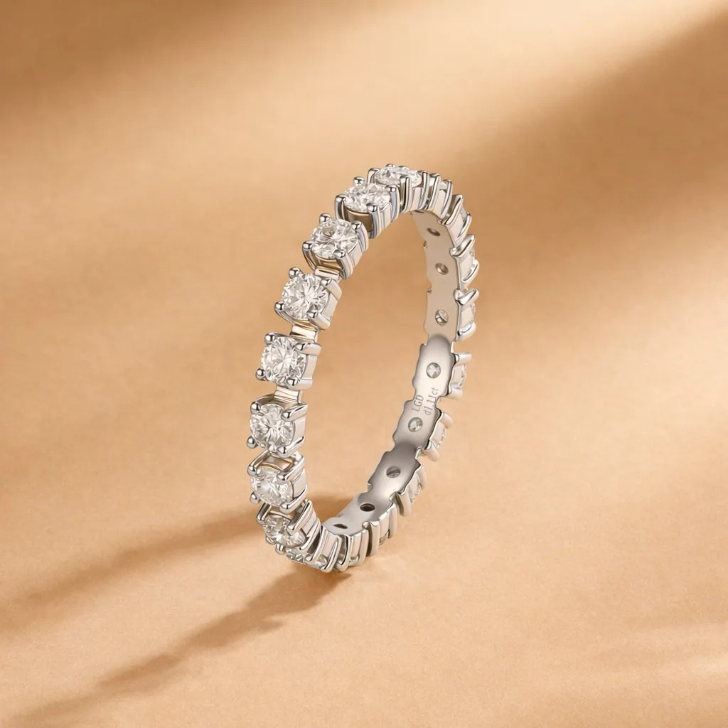 

Кольцо для женщин с выращенным в лаборатории бриллиантом VVS чистоты 1 карат, цвет D, золото 9K/14K, на годовщину, помолвку, свадьбу