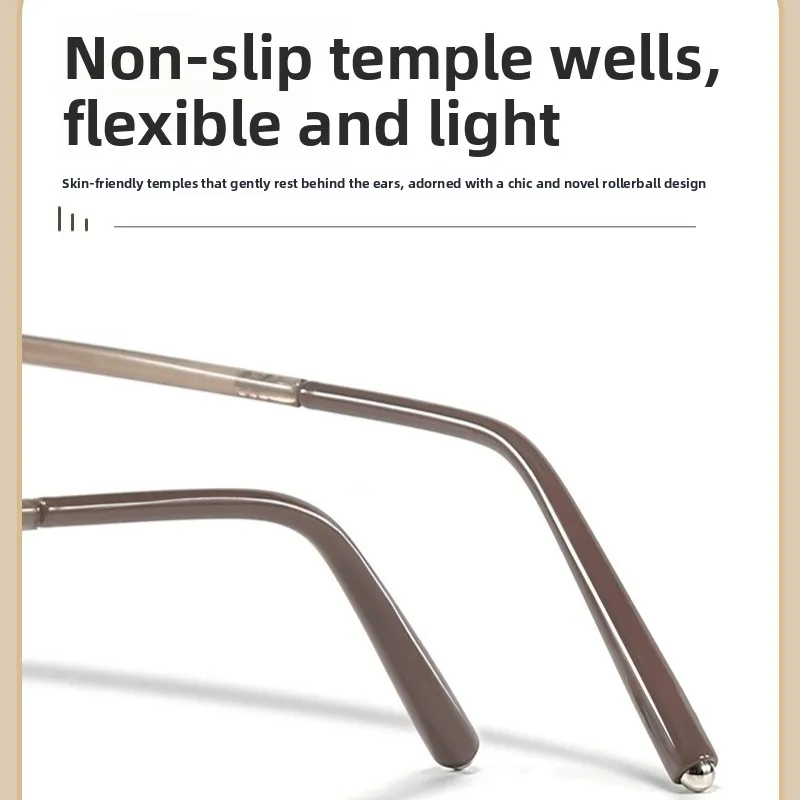 CLLOIO ملابس يومية مريحة TR90 نظارات طبية الضوء الأزرق حجب قصر النظر المستديرة نظارات للقراءة النظارات التقدمية #4