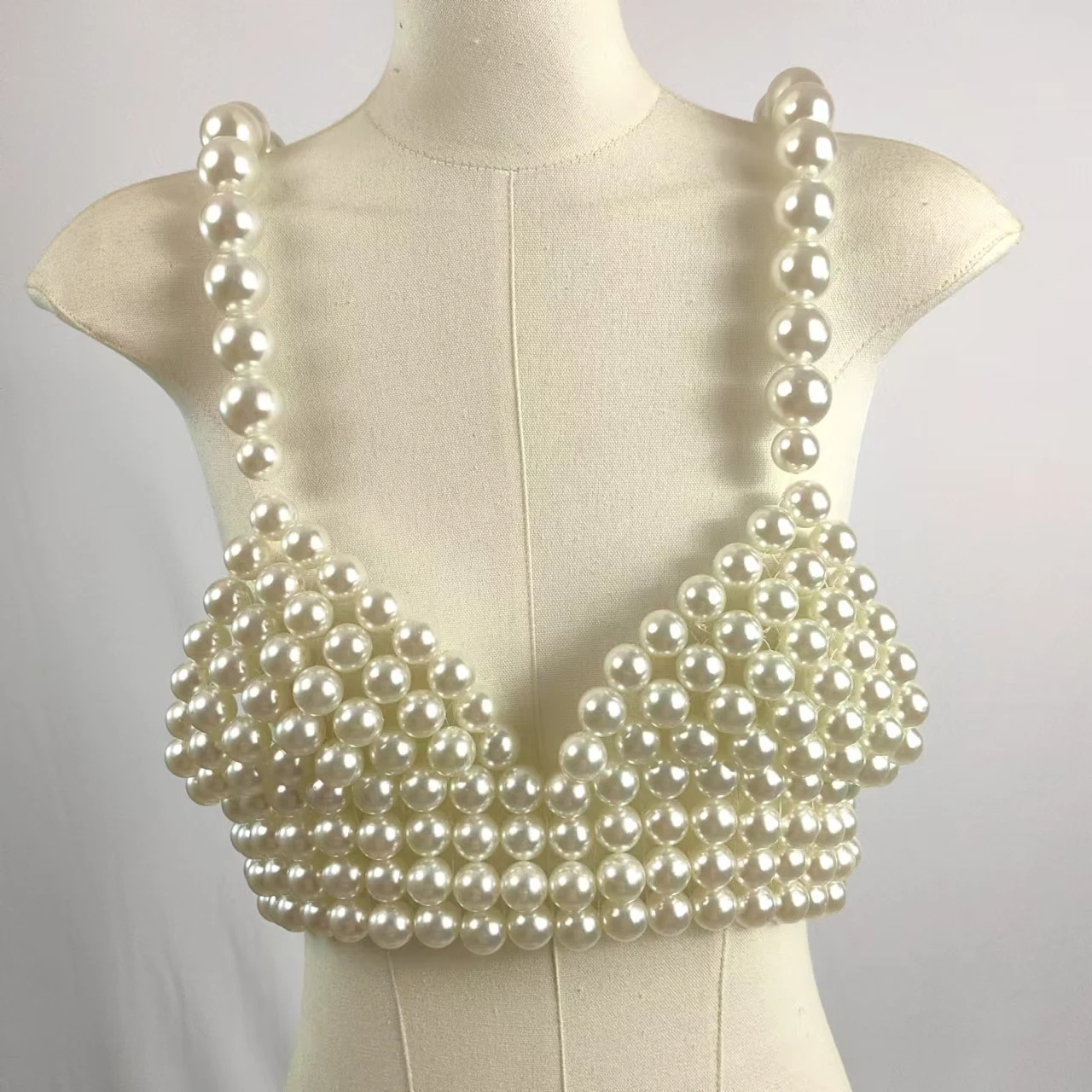 2024 Pearl dress chain Heavy drill body chain cape