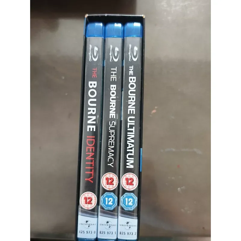 Bourne Shadow 1-3 British Version Set Blu-ray BD with Chinese Characters Well Preserved