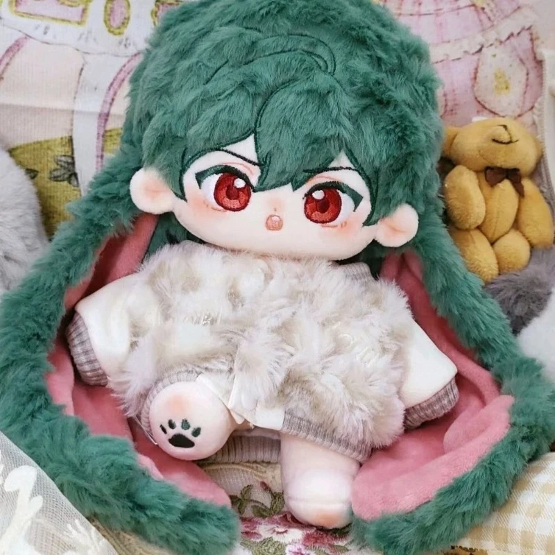 

Мягкая аниме-игра 20 см бесплатно! Ikuya Kirishima мультяшная плюшевая кукла игрушка COS наряд для детей и взрослых коллекционные хлопковые подарки