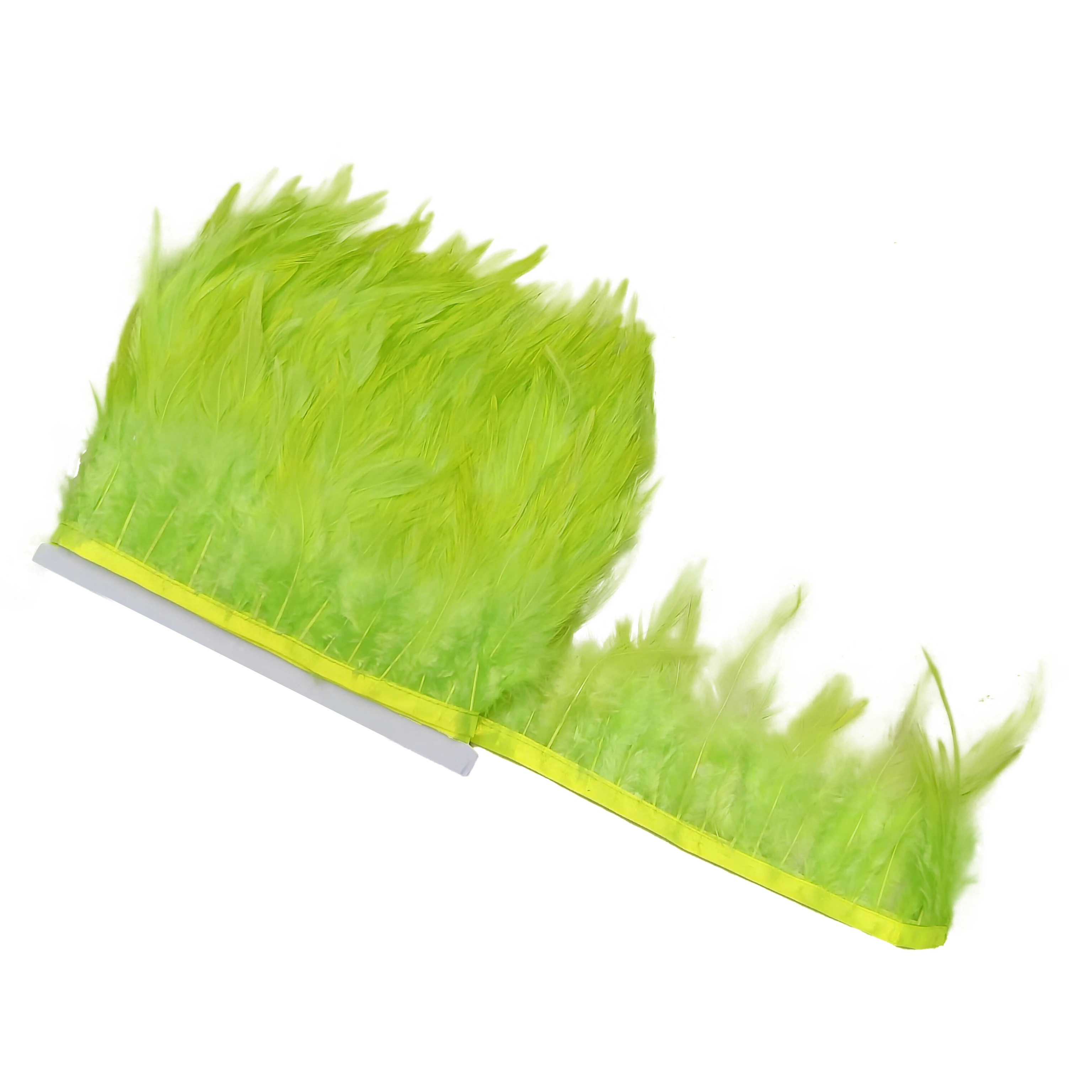 

1/10m fluorescent Feathers Rooster Tail 4-6inch/8-12cm wide cock ribbon cloth sideband trims for Clothing Wedding Party Diy