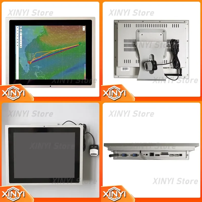 12 Inch RK3288 Android Marine GPS Panel PC with Capacitive Touchscreen Sunlight Readable 1000nits Brightness in Stock