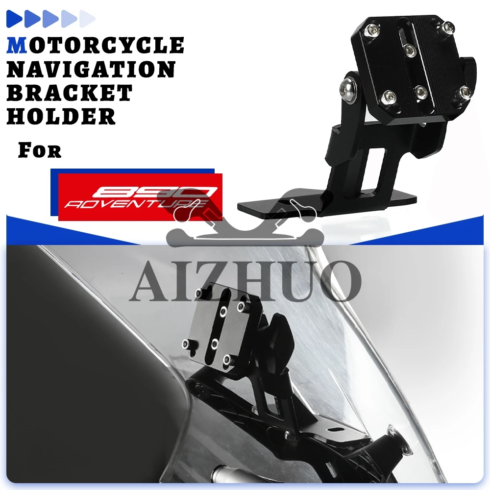 

For 890 Adventure R S 2023 2024 2025 890 ADV Rally Motorcycle CNC GPS Navigation Mount Phone Mount Motorcycles Accessories