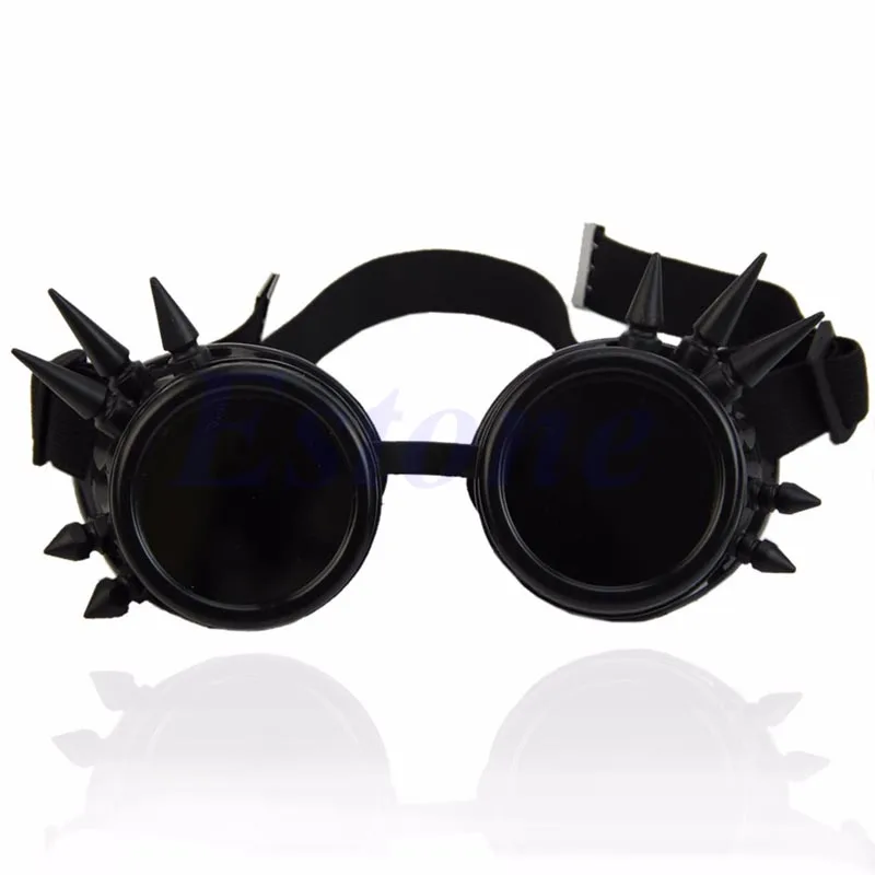 Victorian Gothic Punk Sunglasses Goggles Cosplay Rivet Steampunk Goggles Glasses Welding Punk