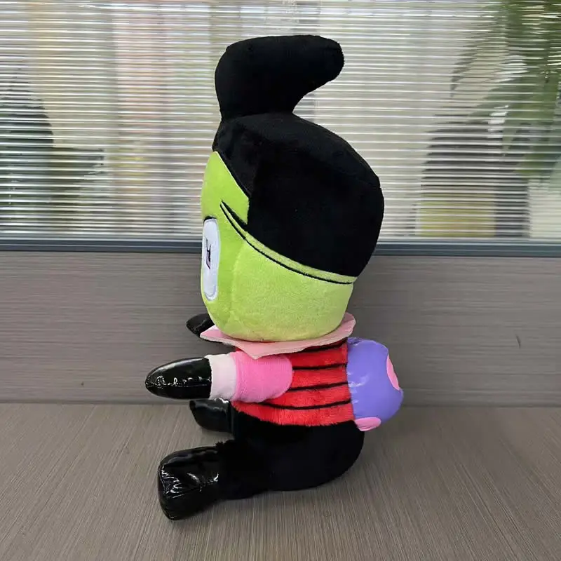 28cm Alien ET 3D Eyes Green Invader ZIM GIR Dog Plush Figure Toy Soft Stuffed Collectible Toy Christmas Gift Toys for Children