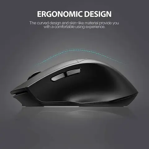 INPHIC DR01 무선 블루투스 마우스 충전식 사무실 경량 휴대용 3 모드 노트북 IPad 범용 인체 공학적 마우스