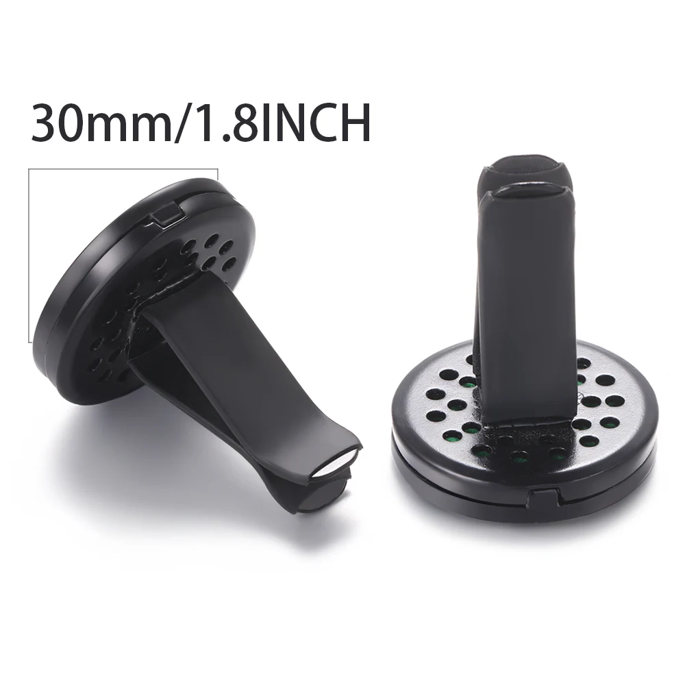 Bild 5: Schwarz Hohl Herz Form Muster Auto Lufterfrischer Diffusor Clip Aromatherapie Medaillons Ätherisches Öl Parfüm Outlet Anhänger Geschenk