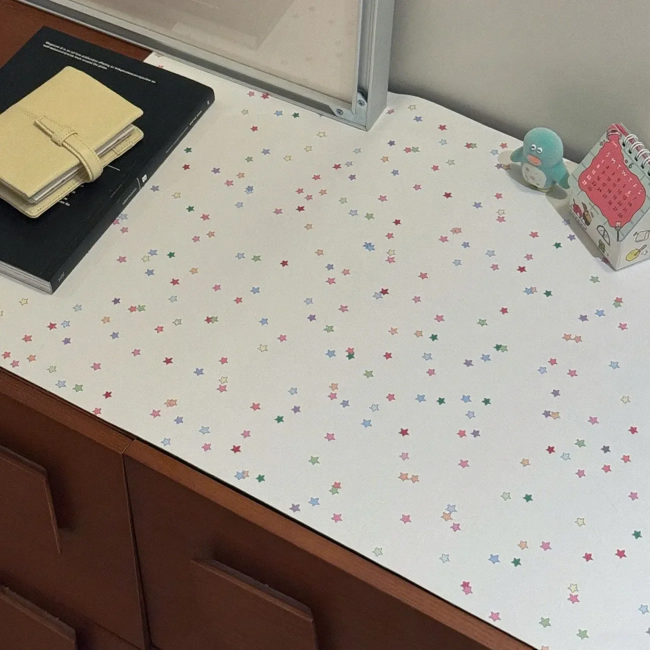 

Color Star Pu Leather Mousepad Office Desk Mat Mouse Pad Computer Speed Type Carpet Mat Player Laptop Keyboard Cartoon