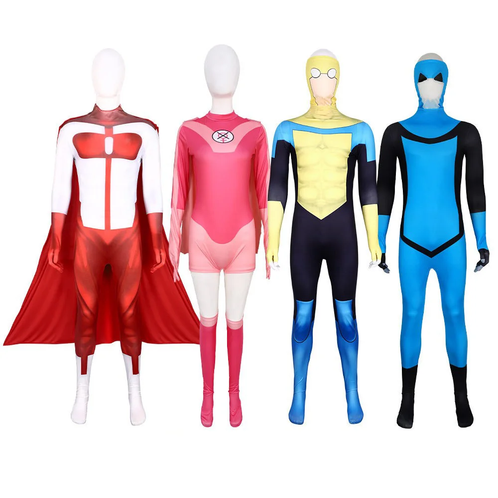 

Halloween Invincible Little Hero Cosplay Costume All-Match Stage Performance Jumpsuit Stage Costume Women's Ethnic Wear