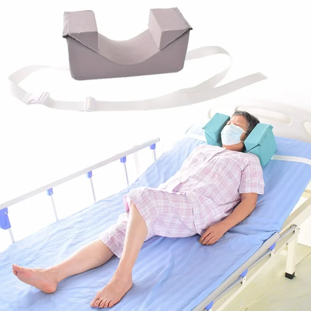 Elderly Anti-sideways Head Pillow Portable Head Neck Fixation Pillow Heads Retainer Head Position Pads Bedding Sleeping Recovery