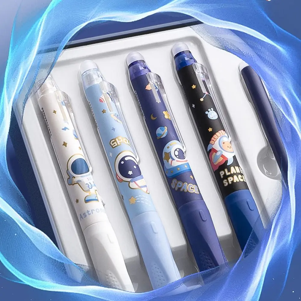 0.5mm Black/Blue Ink Erasable Pen Students Gift Replaceable Core Gel Pen Creative Stationery Writing Tools