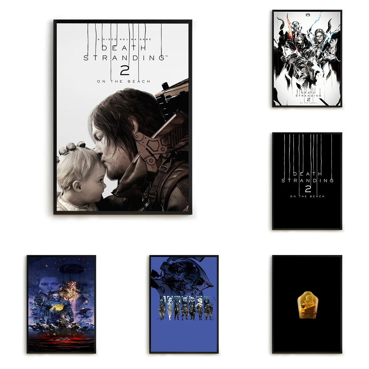 

Death Stranding 2 Game Poster Paintings on the Wall Decoration Painting Bedroom Decor Room Aesthetic Vintage Interior Posters