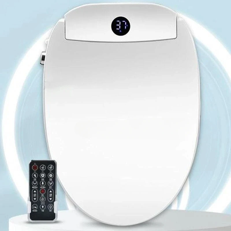 

Smart Toilet Seat Cover Buttocks Washing Toilet Seat Lid For Bathroom Warm Air Drying Night Light Seat Heating OscillatingNozzle