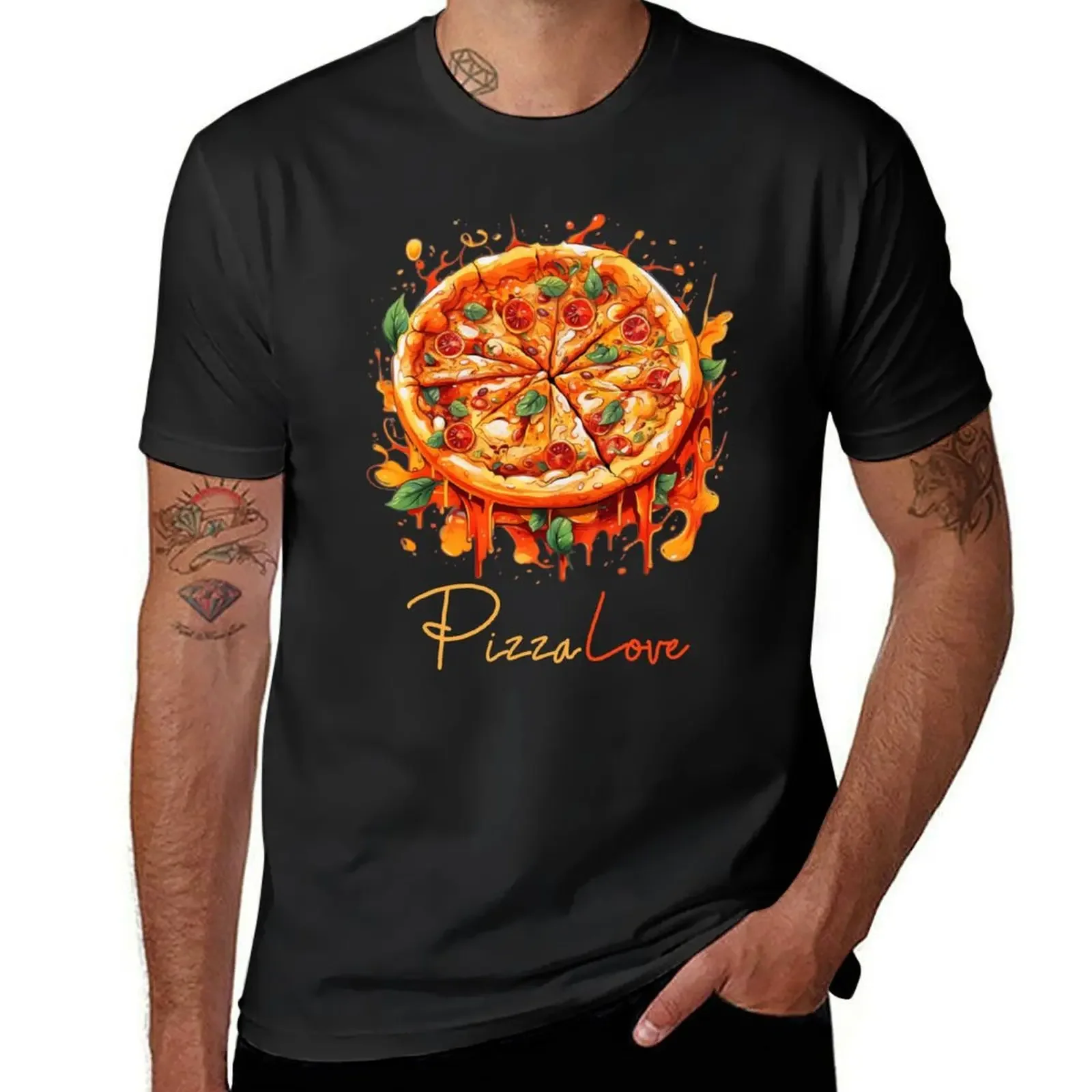 

Pizza Love Funny Gift Idea T-Shirt Blouse tees oversizeds shirts men graphic