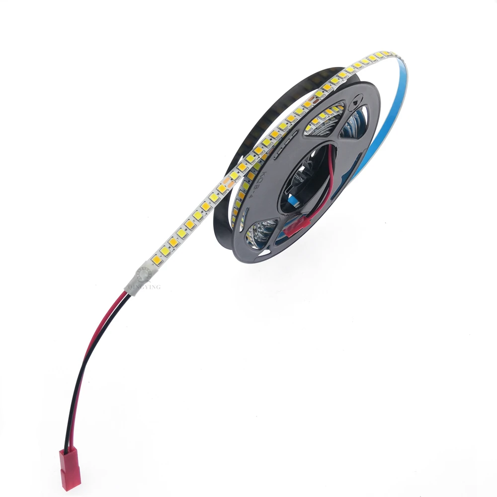 (2 solder joints) 200D 5B10CX2 2835 LED strip constant current LED ribbon 3 meters 60Wx2colors light belt be used in chandelier