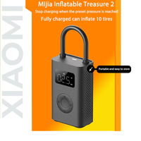 Portable Electric Air Compressor Treasure 150PSI Type-C LED Multitool Inflator Xiaomi-Xiaomi Mijia Air Pump 2 Speed Boost Mini