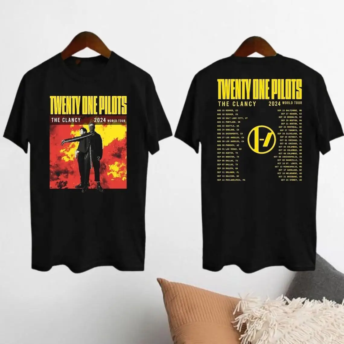 

Clancy World Tour 2024 Music T Shirt Black Gift For Fans